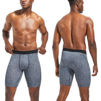 Fashion Long Mens Boxers Polyester Underwear For Man